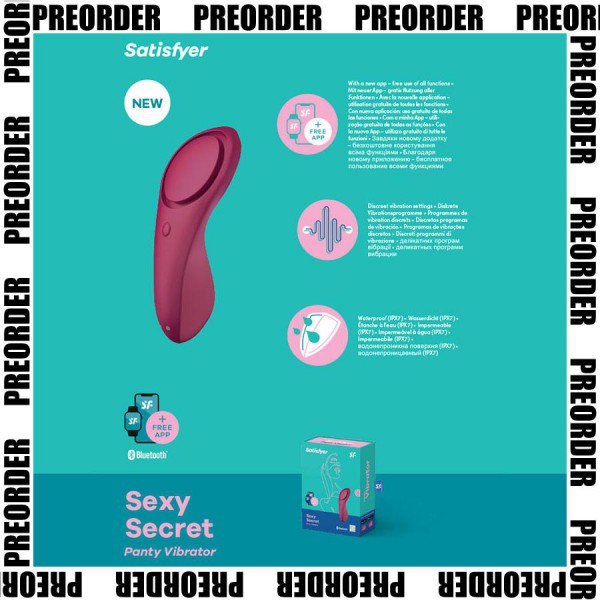 Satisfyer Sexy Secret Wearable Panty Vibrator