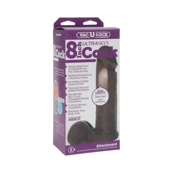 Vac-U-Lock 8 Inch UR3 Cock Attachment