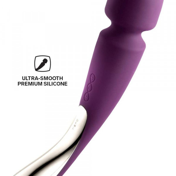 Lelo Smart Wand Luxury Compact Medium Vibrator - Plum