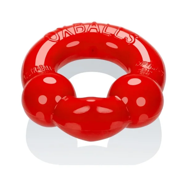 Oxballs 2-pack Cockring, Steel & Red