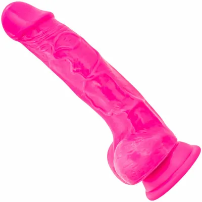 Ruse Hypnotize Silicone Suction Cup Dildo by Blush Novelties Hot Pink