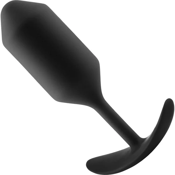 b-Vibe Snug Plug 3 Large Silicone Weighted Butt Plug - Black — image 14 of 18