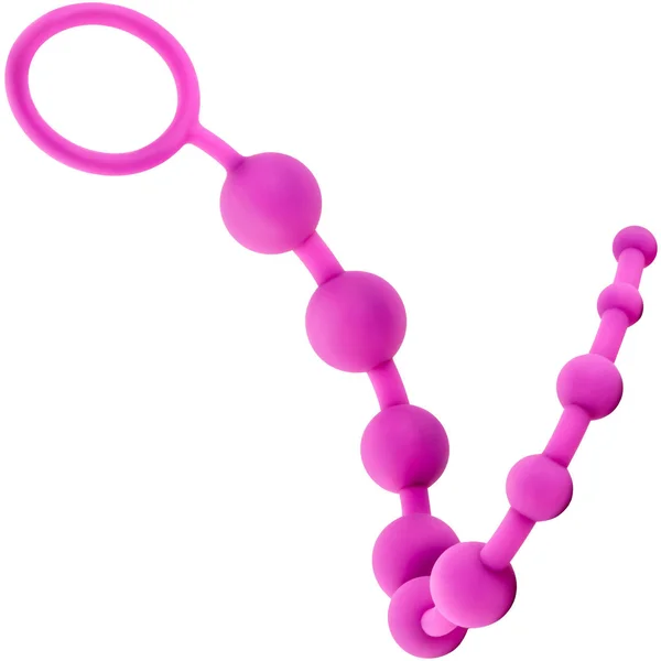 Luxe Silicone 10 Anal Beads by Blush Novelties - Pink — image 4 of 4