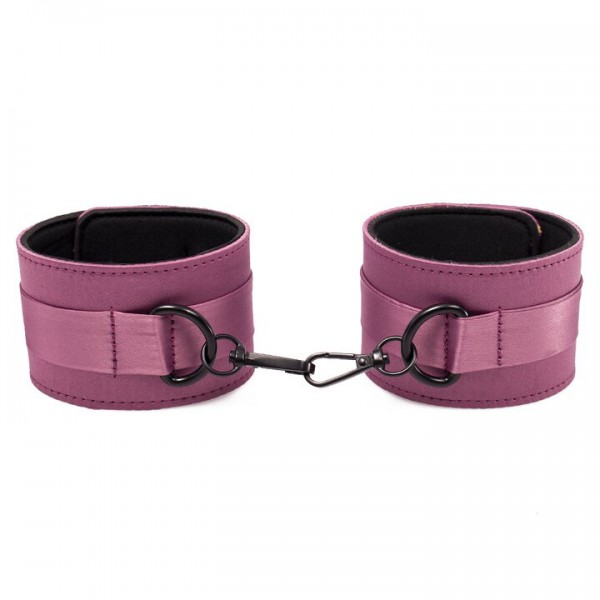 Bind & Blush Pink Satin Tie Ankle Cuffs