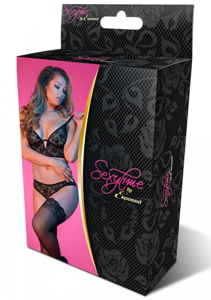 Sexy Time Underwire Bralette and Panty Set