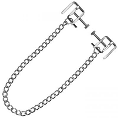 Bondara Twisted Chain Nipple Clamps