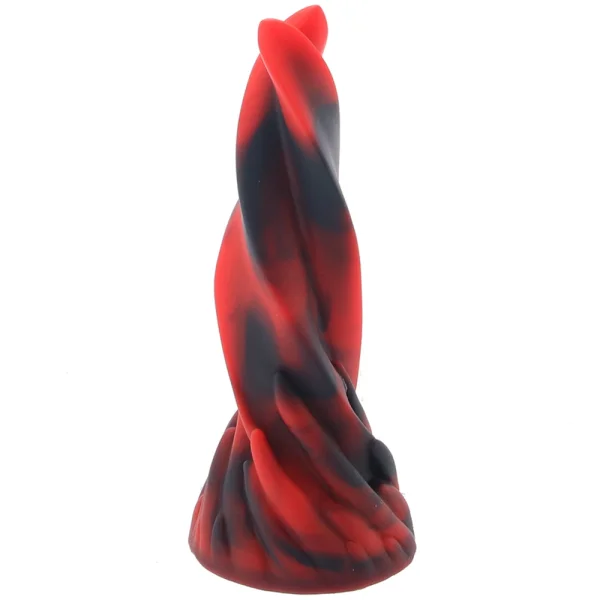 Hell Kiss Twisted Tongues 7.4" Silicone Suction Cup Dildo By Creature Cocks