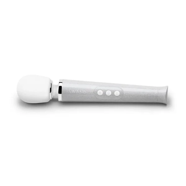 Le Wand 'All that Glimmers' Small Wand Vibrator - White