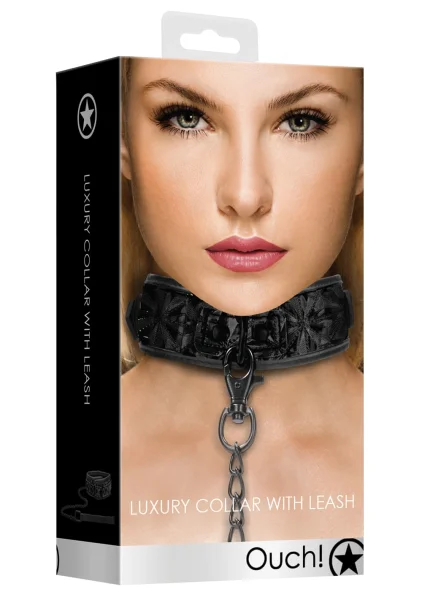 Ouch! Luxury Collar with Leash