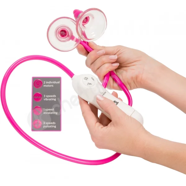 V-Twin Auto Nipple Suckers with Vibration