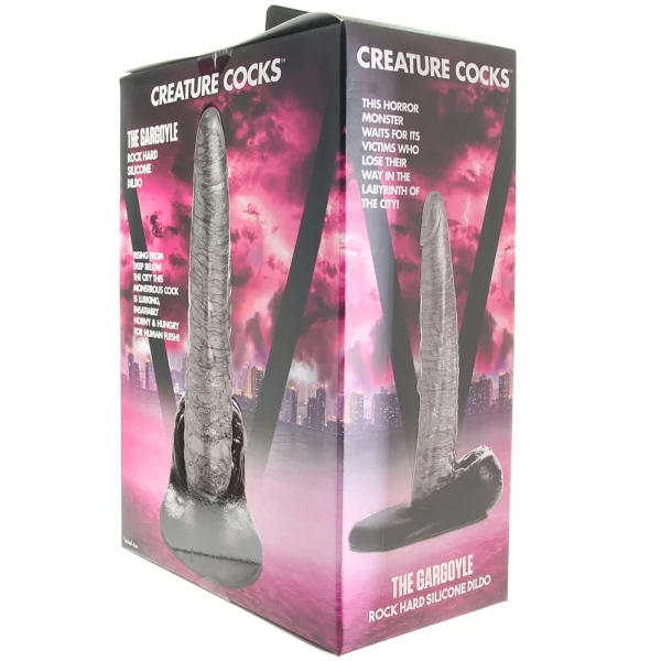 The Gargoyle Rock Hard 9.3" Silicone Dildo By Creature Cocks