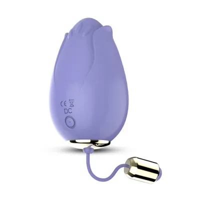 Mandala Clitoral Vibrator Purple 2 3 Inch