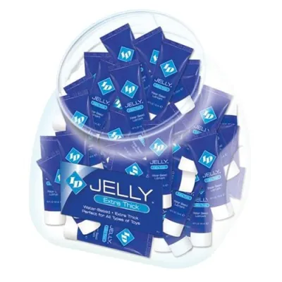 ID Jelly Extra Thick Water Based Lubricant 12ml Tubes 72 Pieces Jar