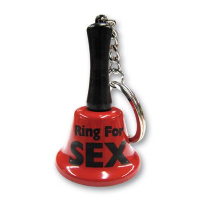 Ring For Sex Keychain Bell Novelty Bell