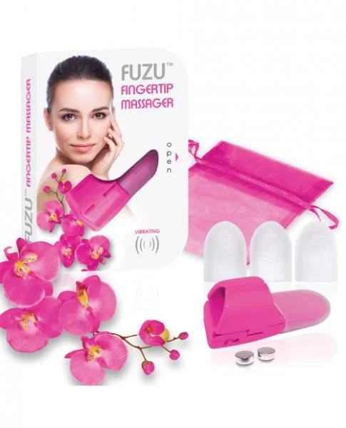 Fuzu Fingertip Massager Neon Pink