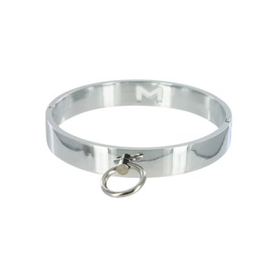Chrome Slave Collar Medium Large