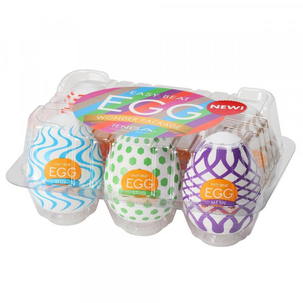 Tenga Egg 'Wonder' Variety Pack - Penis Masturbators | 6 Strokers