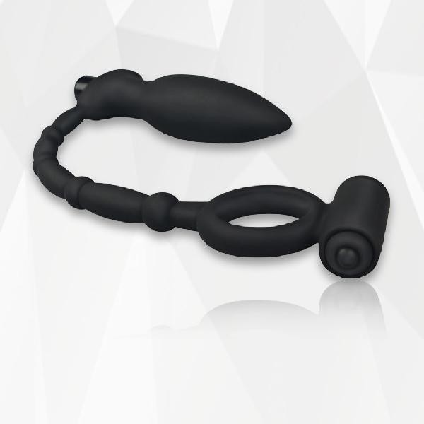 Ass-Kicker Vibrating Plug Combo