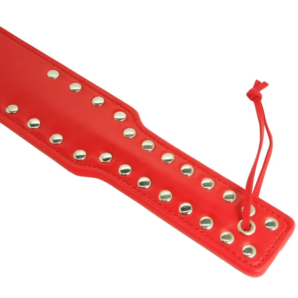 Leather Studded Spanking Bondage Paddle
