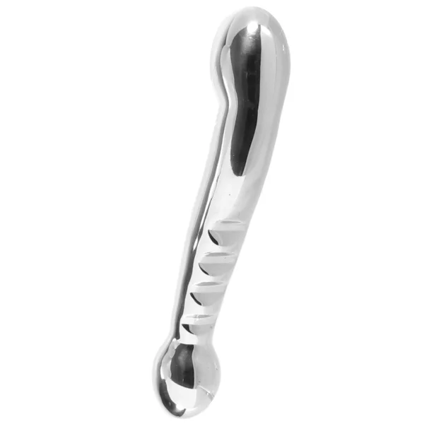 Stainless Steel 7 Inch Double Ended Dildo — image 4 of 6