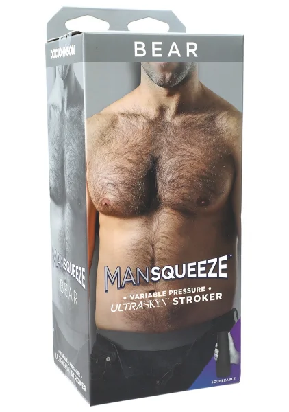Man Squeeze Bear Ass