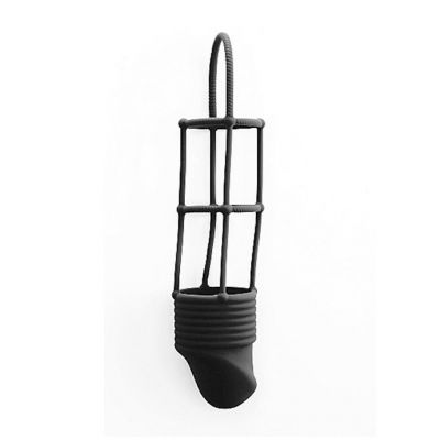 Ribbed Cockcage Black