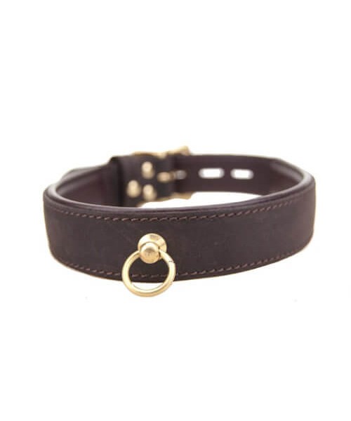 BOUND Nubuck Leather Choker with 'O' Ring