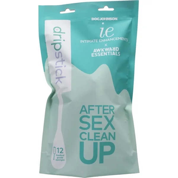 After Sex Clean Up Drip Stick 12 Pack
