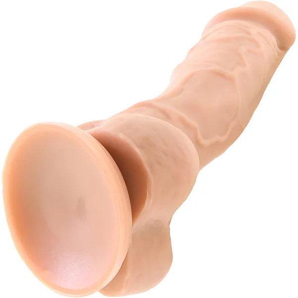 Colours Dual Density 5 Inch Silicone Suction Cup Dildo - Vanilla — image 19 of 19