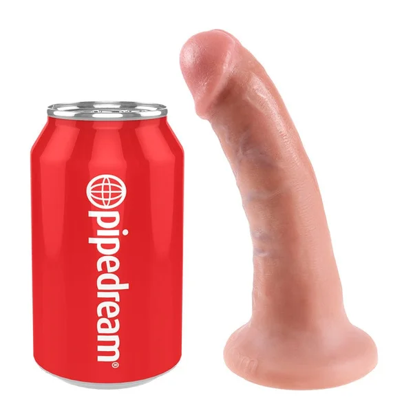 King Cock 6" Suction Cup Dildo - Vanilla — image 14 of 14