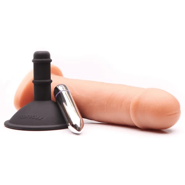 Alan Dual Density O2 Vibrating Silicone Dildo By Tantus - Vanilla — image 3 of 3