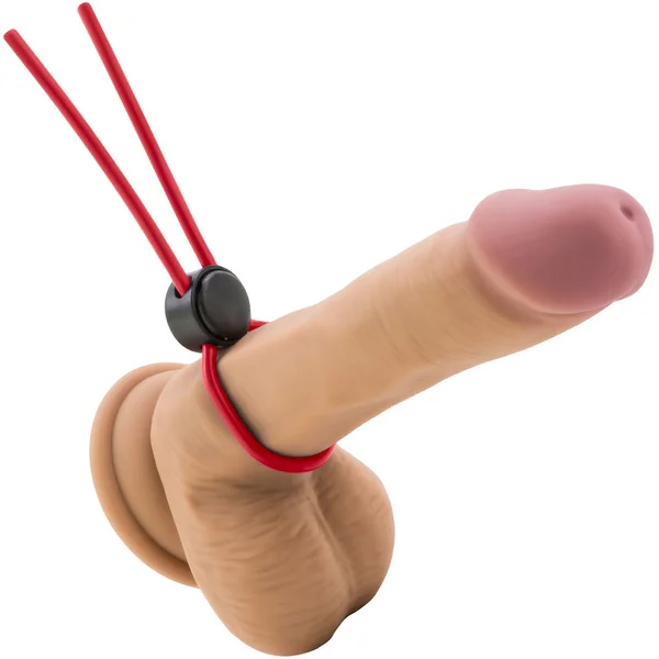 Stay Hard Silicone Loop Cock Ring By Blush Novelties - Red — image 8 of 8