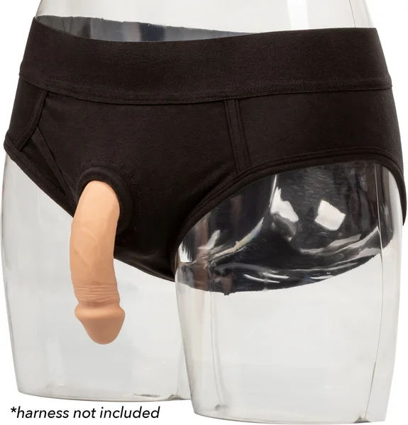 Packer Gear Silicone Packing Penis 4" / 10.25 cm By CalExotics - Vanilla — image 19 of 20