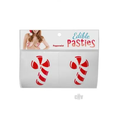 Edible Body Pasties Candy Cane
