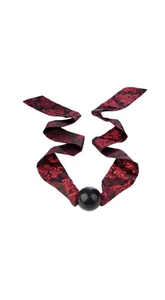 Scandal Ball Gag Red/Black — image 4 of 6