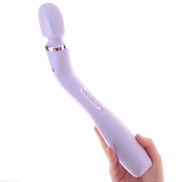 Wellness Eternal Wand Rechargeable Waterproof Silicone Vibrating Body Massager With Remote By Blush