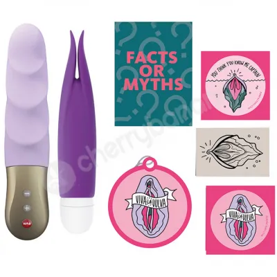 Fun Factory Clit Kit Stronic Petite Volita Purple Vibrator Gift Set