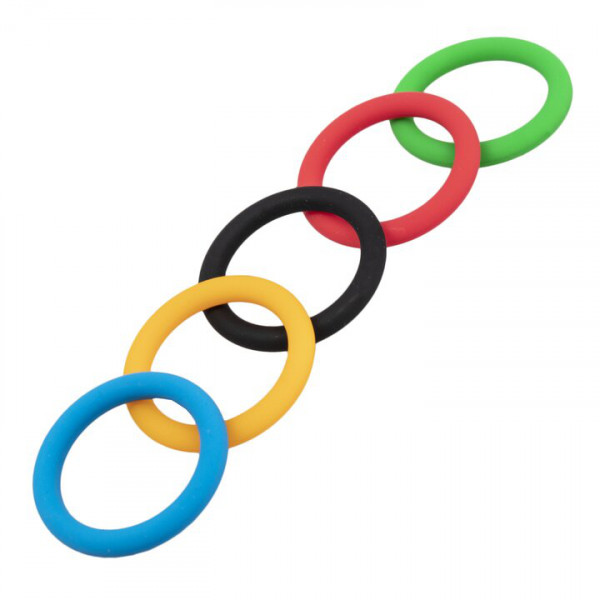 Bondara Sex Marathon Set Of Five Cock Rings