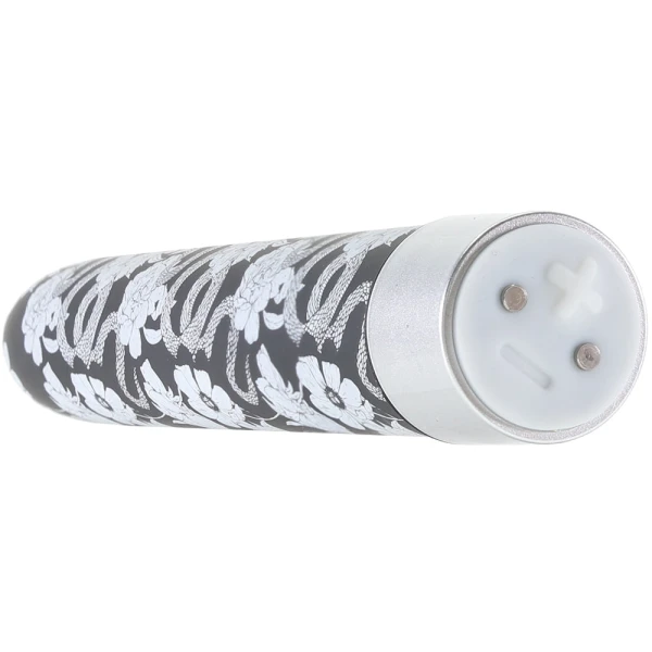 The Collection Eden Limited Edition Rechargeable Waterproof Slimline Vibrator By Blush - Black & White