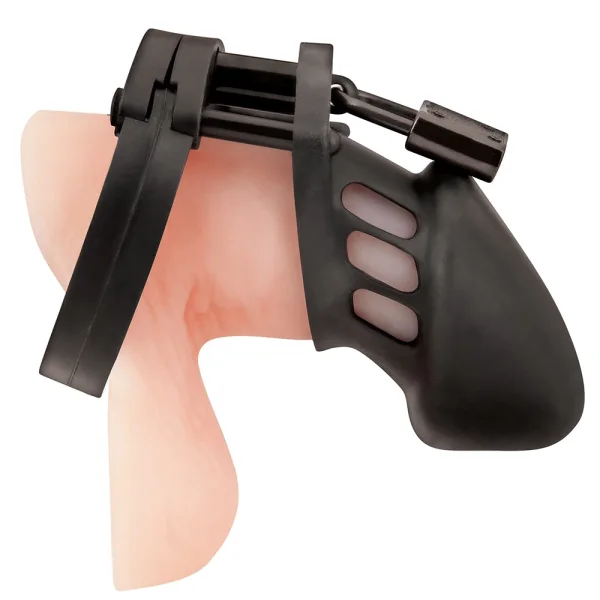 Blue Line Silicone Chastity Cage — image 8 of 13