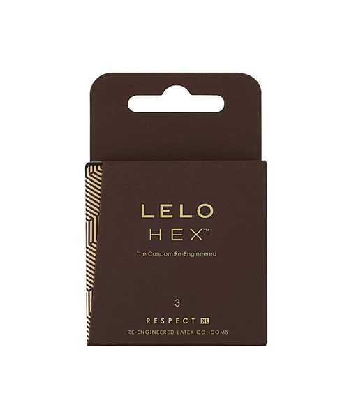 LELO HEX Respect XL - 3 Condoms