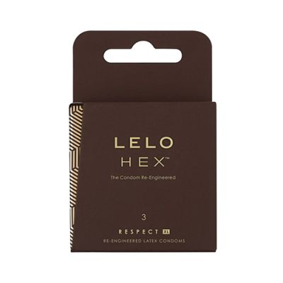 LELO HEX Respect XL 3 Condoms