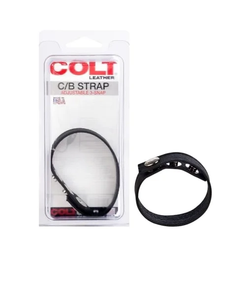 COLT Adjustable Leather Cock Ring — image 10 of 12