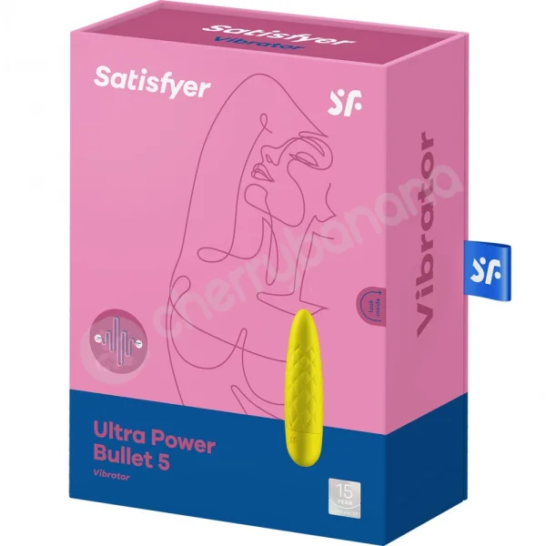 Satisfyer Ultra Power Bullet 5 Yellow USB Rechargeable Bullet Vibrator
