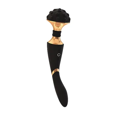 Shiatsu Vibrating Wand Black