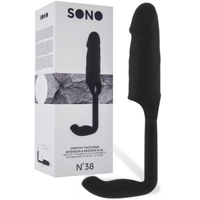 Sono 9 75 Stretchy Penis Extension with Anal Plug