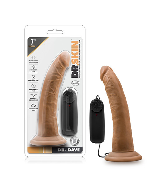 Dr. Skin - Dr. Dave - Vibrating Cock with Suction Cup