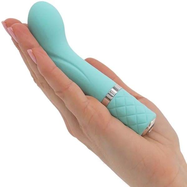 Pillow Talk Racy Silicone Waterproof Rechargeable G-Spot Vibrator - Teal — image 8 of 12