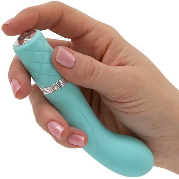 Pillow Talk Racy Silicone Waterproof Rechargeable G-Spot Vibrator - Teal — image 10 of 12