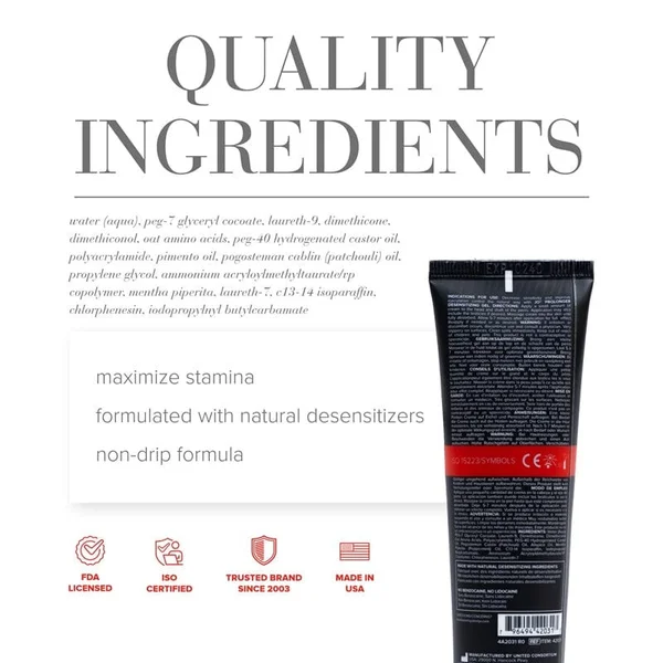 JO Prolonger Penis Desensitizing Gel 2 oz — image 12 of 13